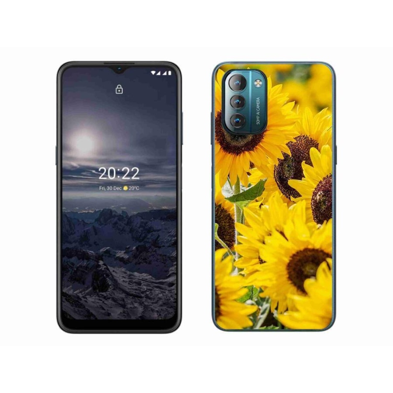 Zselés borítás mmCase a Nokia G11/G21 készülékhez - Napraforgó