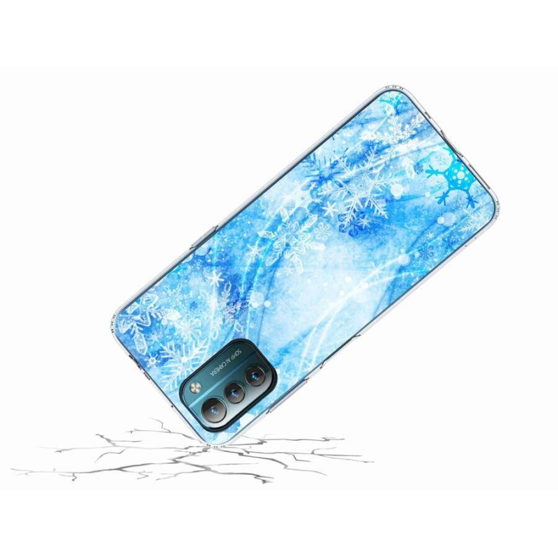 Zselés borítás mmCase a Nokia G11/G21 készülékhez - hópelyhek