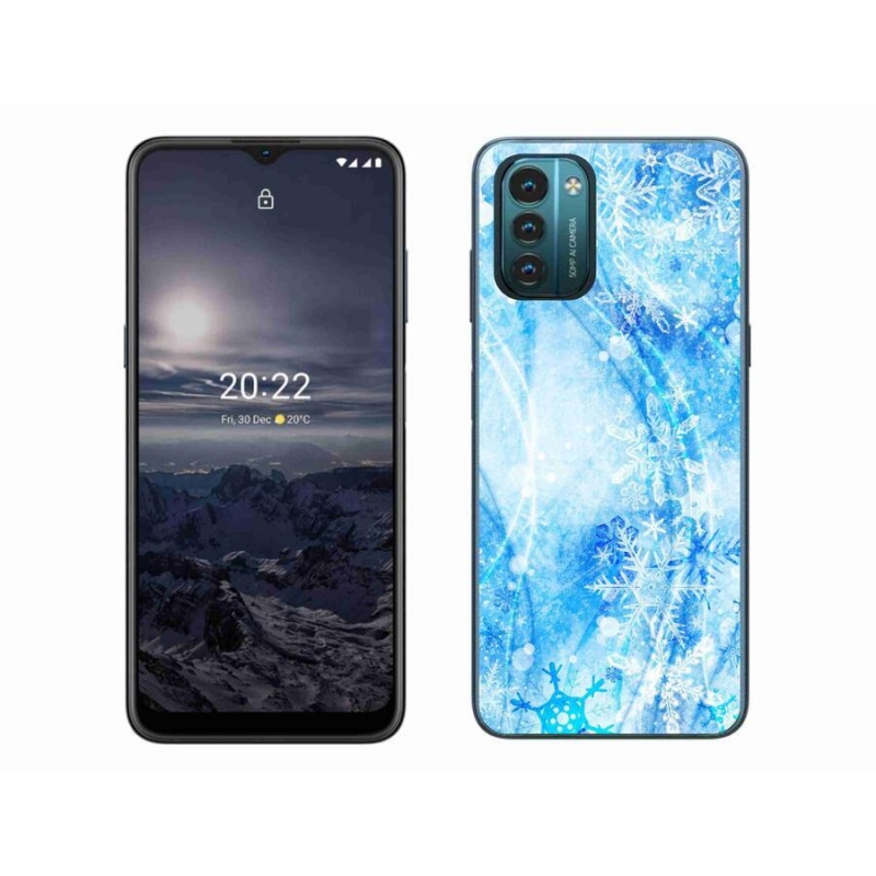 Zselés borítás mmCase a Nokia G11/G21 készülékhez - hópelyhek