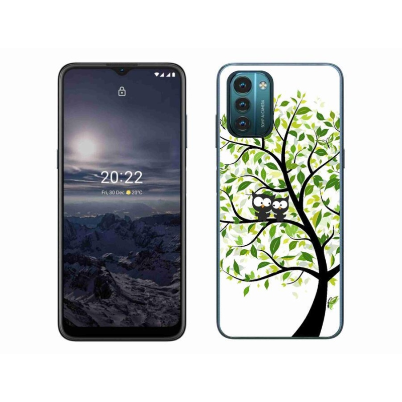 Zselés borítás mmCase a Nokia G11/G21 készülékhez - baglyok a fán