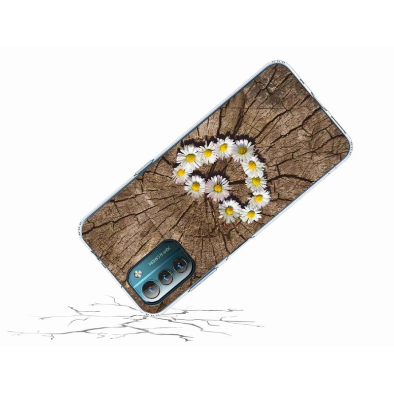 Zselés borító mmCase mobiltelefonhoz Nokia G11/G21 - százszorszépek szíve