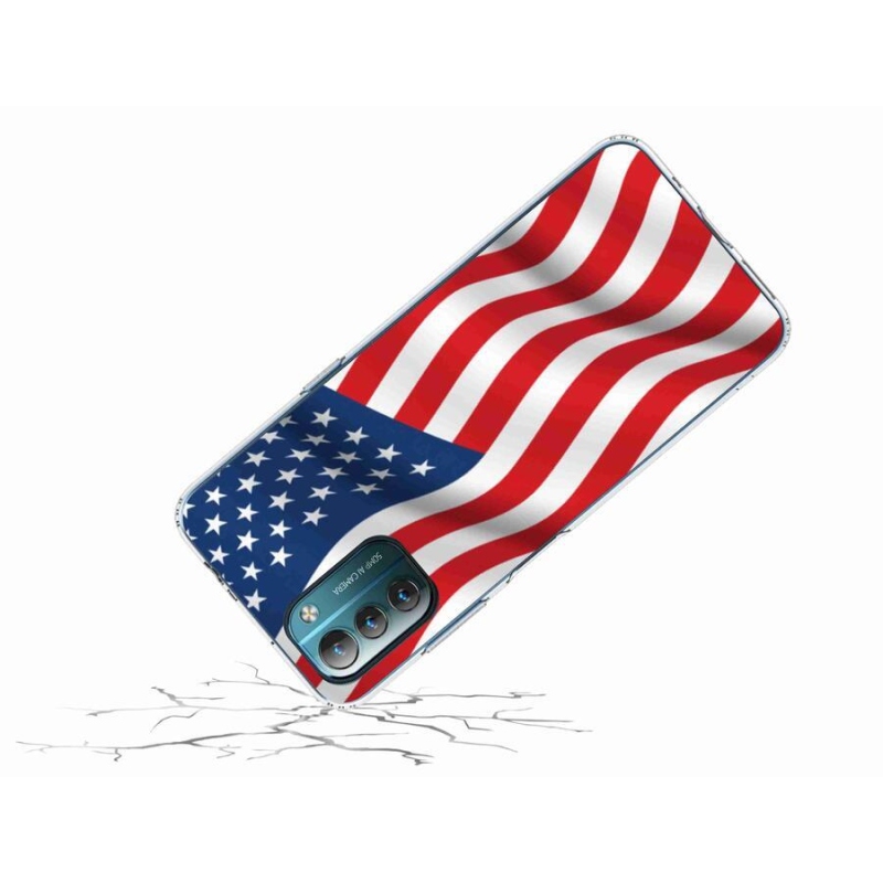 Gél védőhuzat mmCase mobiltelefonhoz Nokia G11/G21 - USA zászló