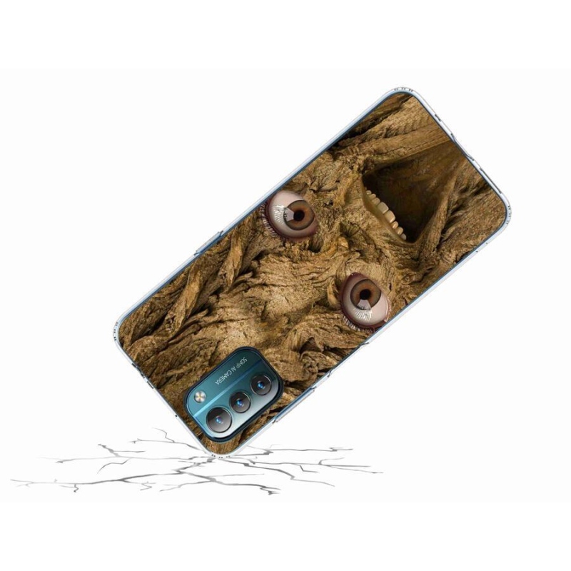 Zselés borítás mmCase a Nokia G11/G21 készülékhez - boldog fa szemekkel