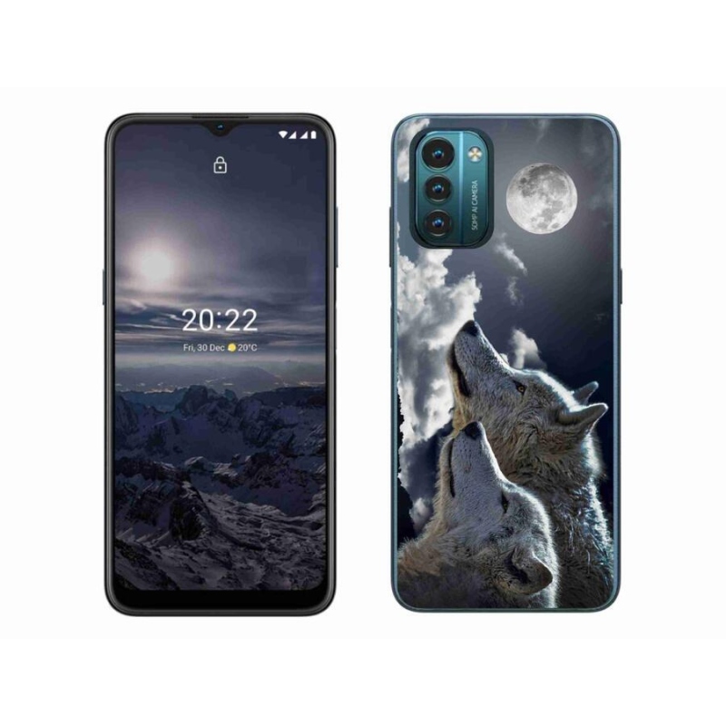 Zselés borítás mmCase a Nokia G11/G21 készülékhez - farkasok
