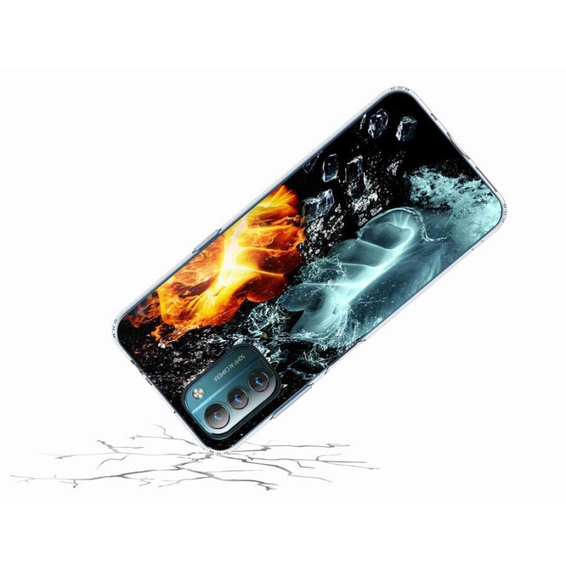 Zselés borítás mmCase a Nokia G11/G21 készülékhez - víz és tűz