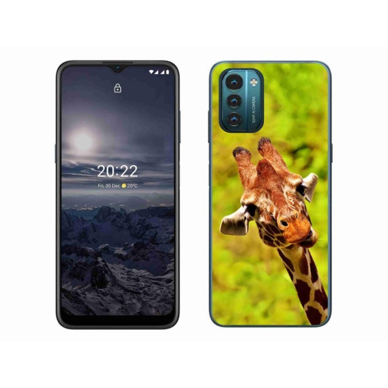 Zselés borítás mmCase a Nokia G11/G21 készülékhez - zsiráf