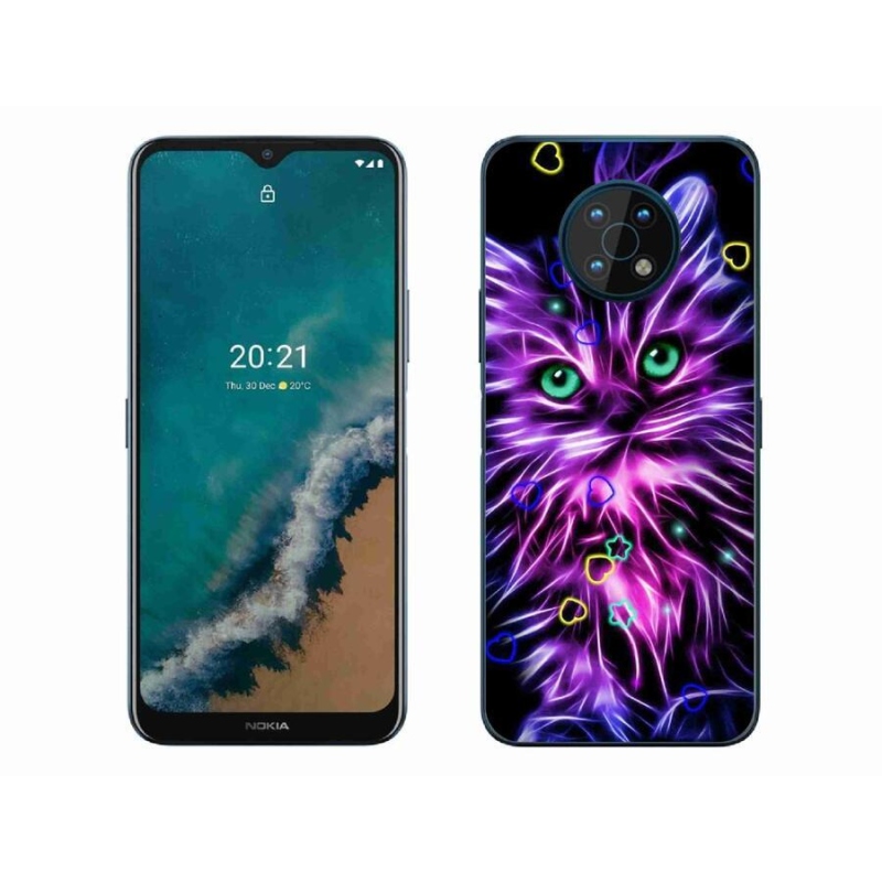 Zselés borítás mmCase a Nokia G50 készülékhez - absztrakt macska