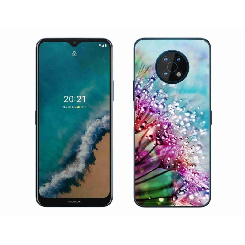 Zselés borító mmCase mobiltelefonhoz Nokia G50 - színes virágok