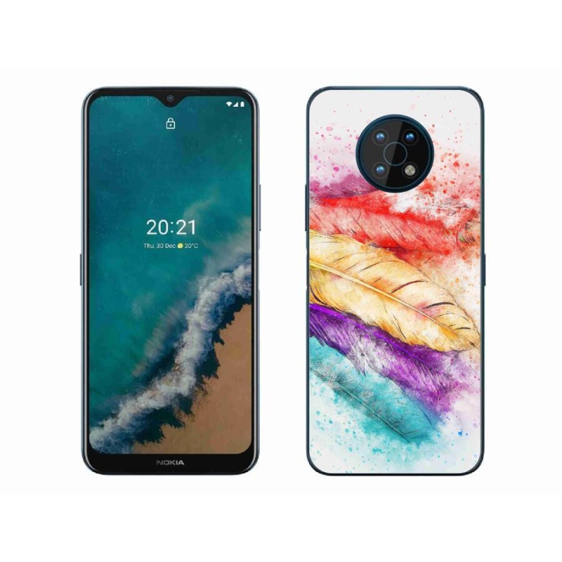 Zselés borító mmCase mobiltelefonhoz Nokia G50 - színes toll