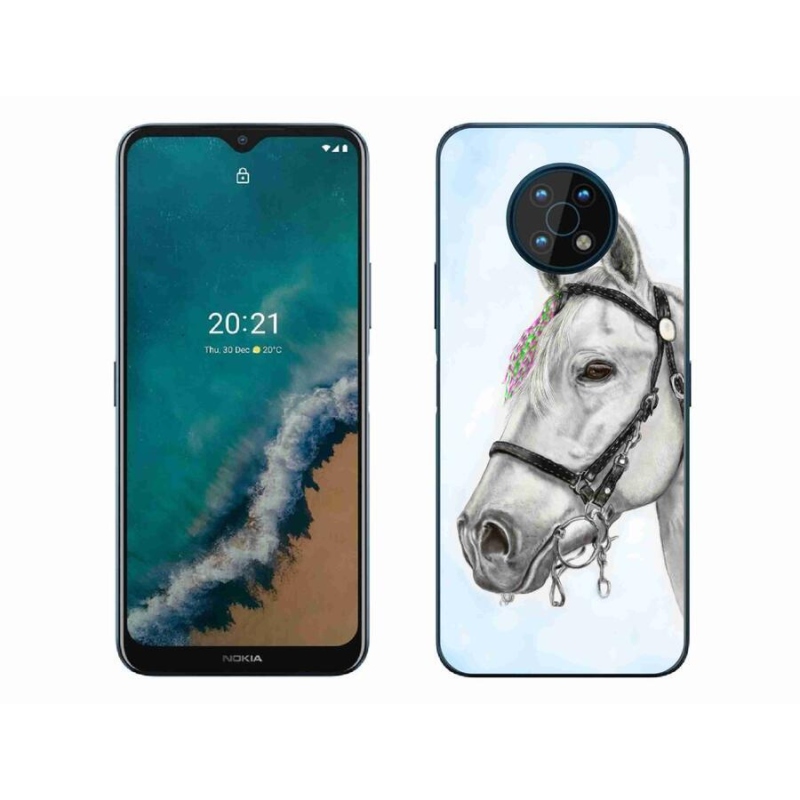 Zselés tok mmCase a Nokia G50 készülékhez - fehér ló 1