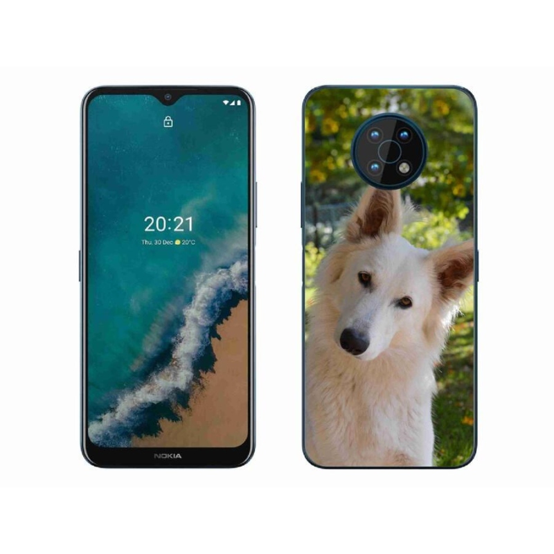 Zselés borítás mmCase a Nokia G50 készülékhez - fehér Swiss Shepherd 1
