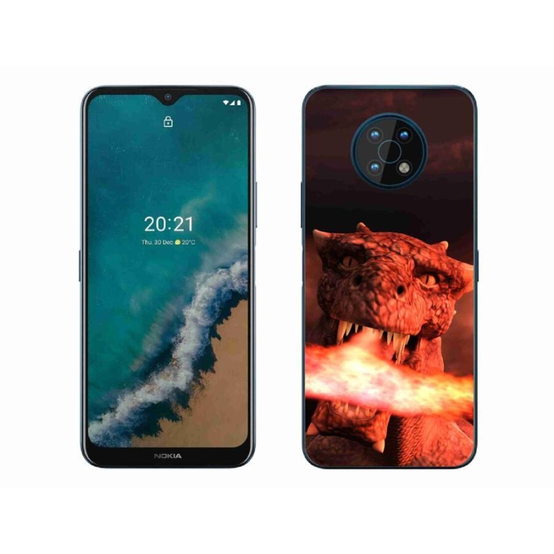 Gél védőhuzat mmCase mobiltelefonhoz Nokia G50 - sárkány