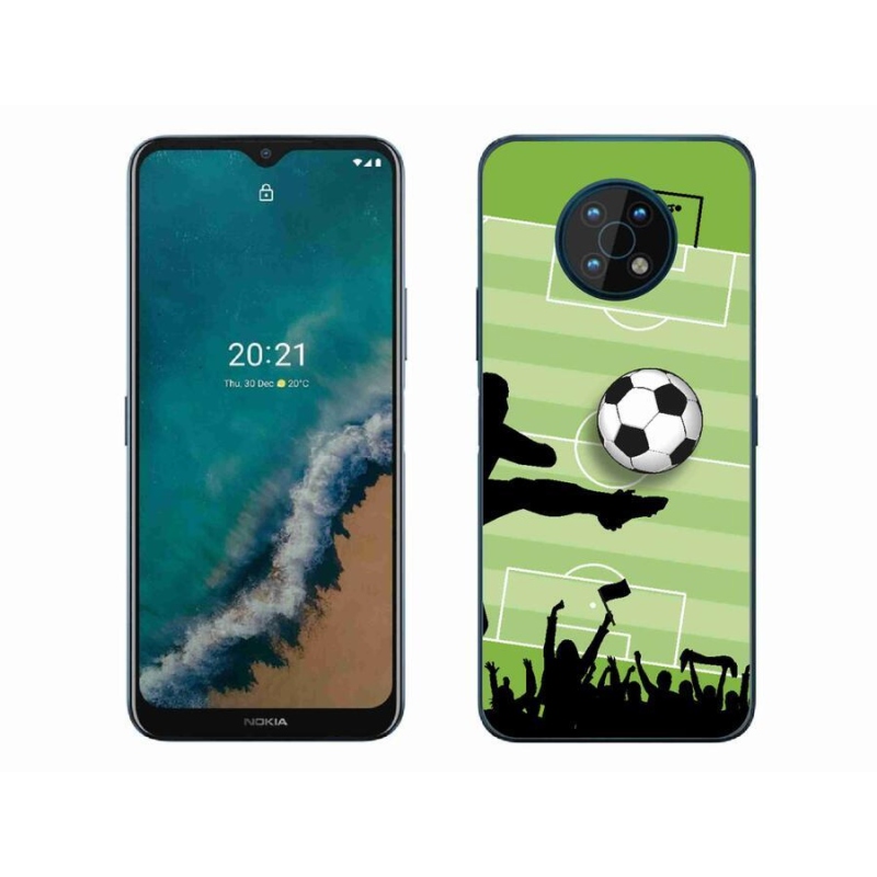 Zselés borítás mmCase mobiltelefonhoz Nokia G50 - futball 3