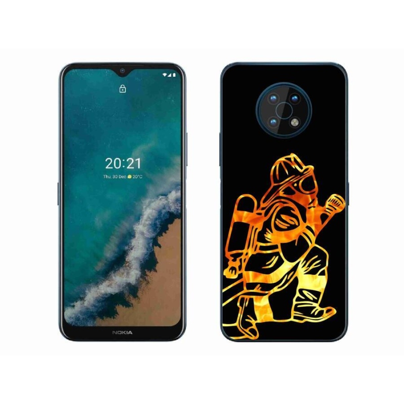 Zselés borítás mmCase mobiltelefonhoz Nokia G50 - tűzoltó 1