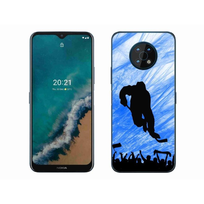 Zselés borítás mmCase mobiltelefonhoz Nokia G50 - hokijátékos