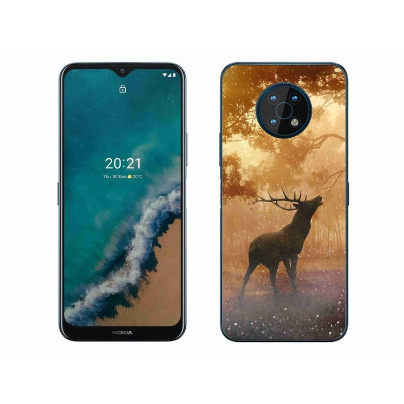 Zselés borítás mmCase a Nokia G50 készülékhez - szarvasok a vadászaton