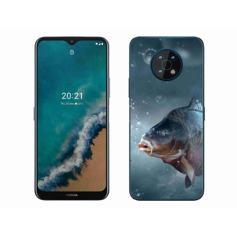 Zselés borítás mmCase a Nokia G50 készülékhez - ponty és buborékok