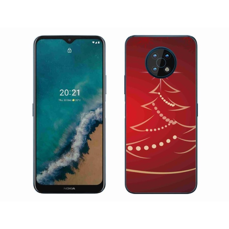 Zselés borítás mmCase a Nokia G50 készülékhez - karácsonyfa karikatúra