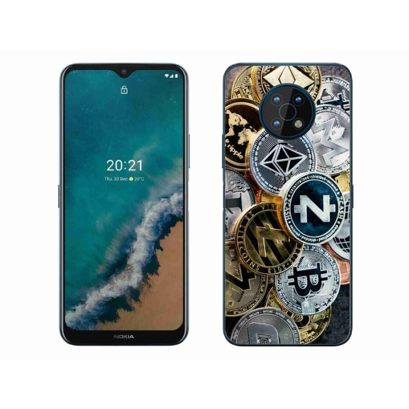 Zselés borítás mmCase a Nokia G50 készülékhez - kriptovaluták