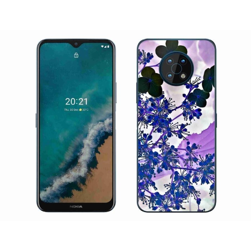 Zselés borító mmCase mobiltelefonhoz Nokia G50 - hortenzia virág