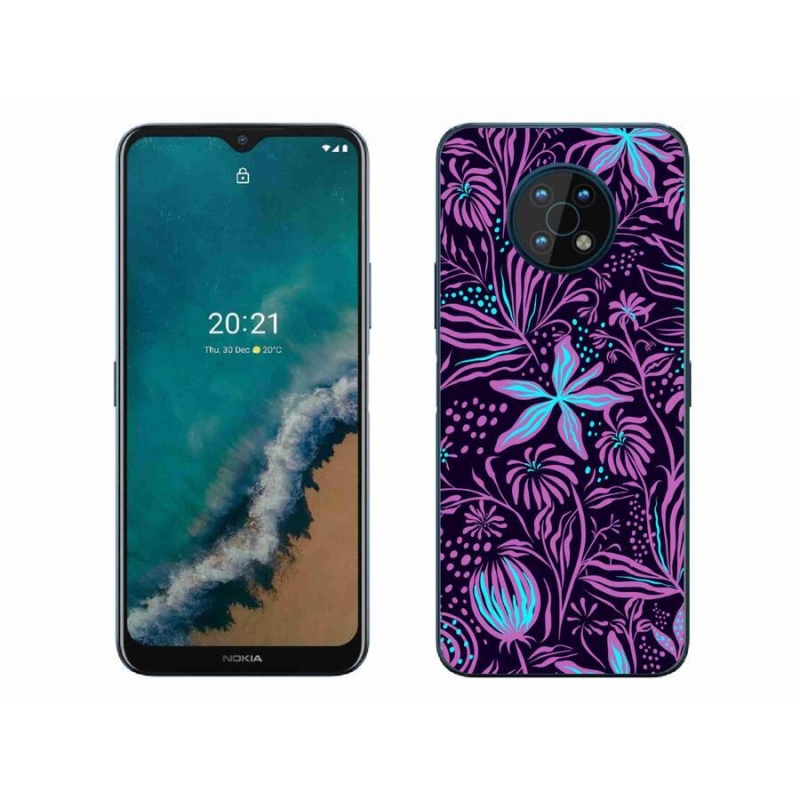 Zselés borító mmCase mobiltelefonhoz Nokia G50 - virágok 2