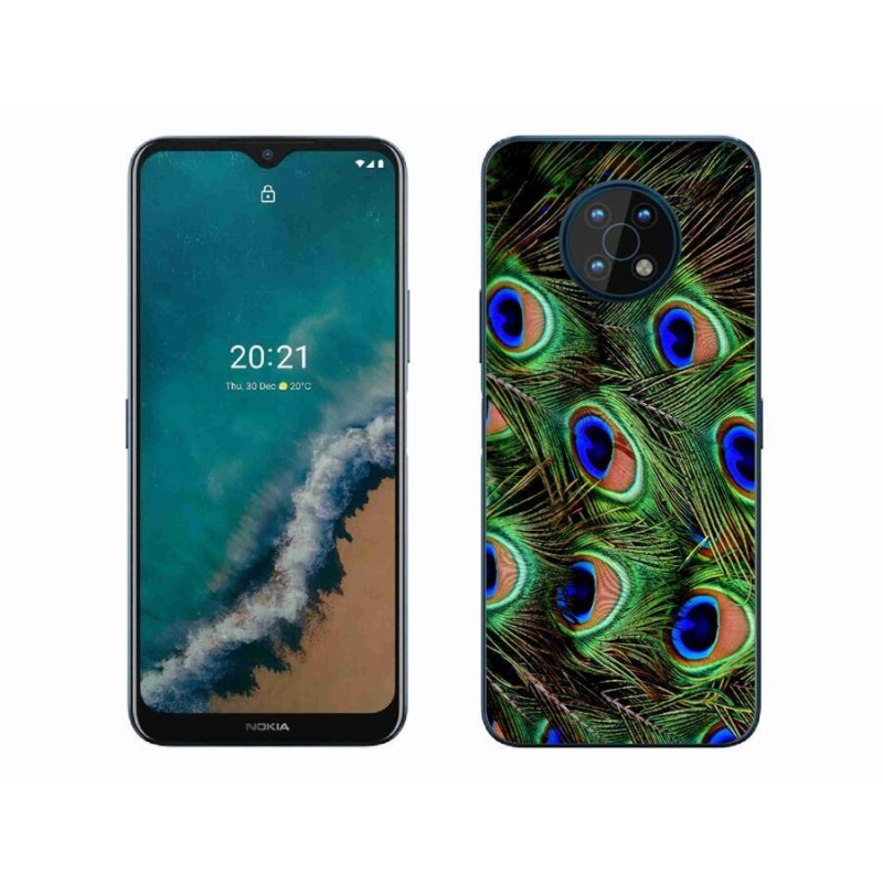 Zselés tok mmCase a Nokia G50 készülékhez - pávatoll