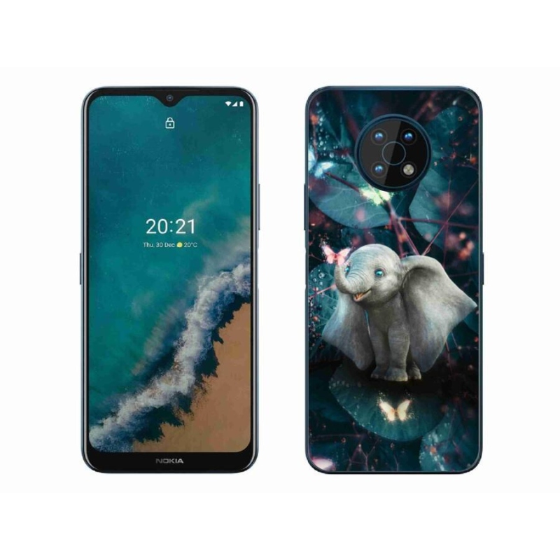 Zselés borítás mmCase mobiltelefonhoz Nokia G50 - aranyos elefánt