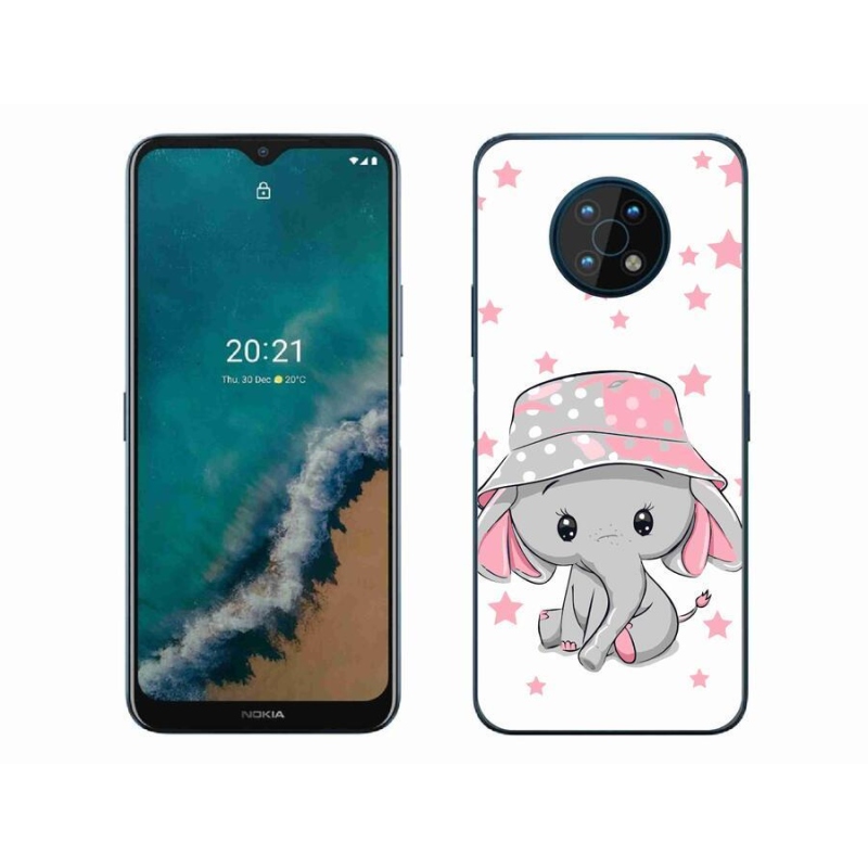 Zselés tok mmCase a Nokia G50 készülékhez - rózsaszín elefánt