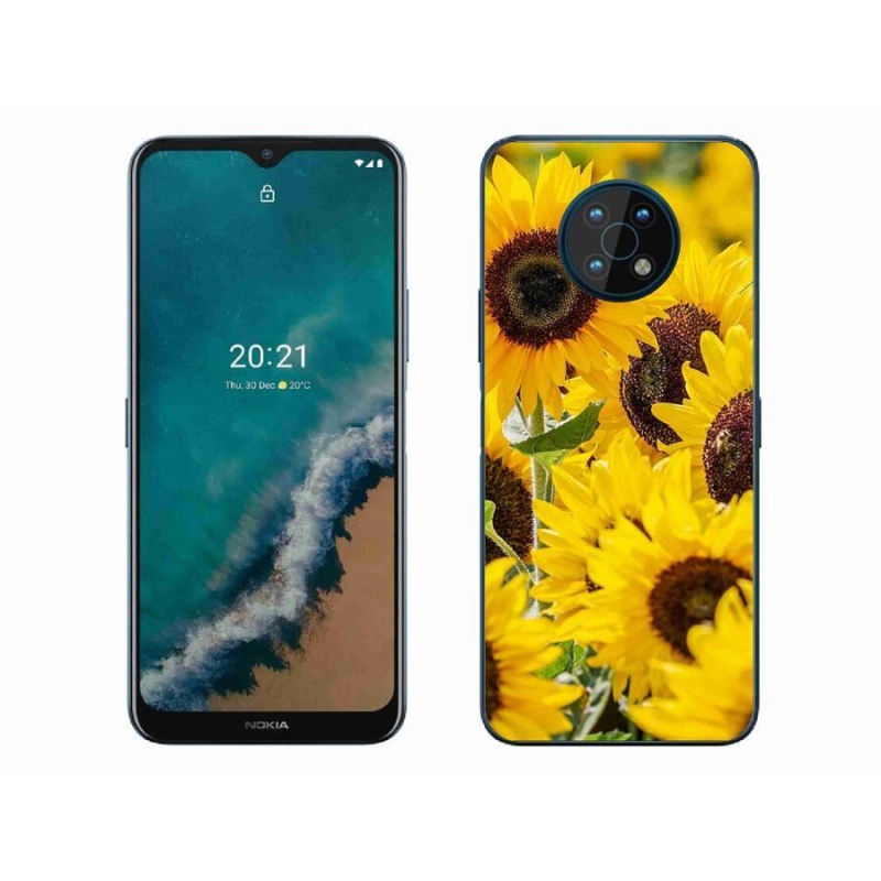 Zselés borítás mmCase a Nokia G50 készülékhez - Napraforgó