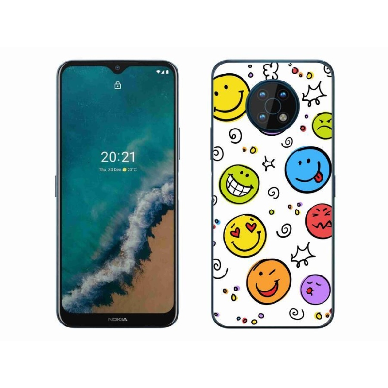 Zselés borítás mmCase a Nokia G50 készülékhez - smiley-k