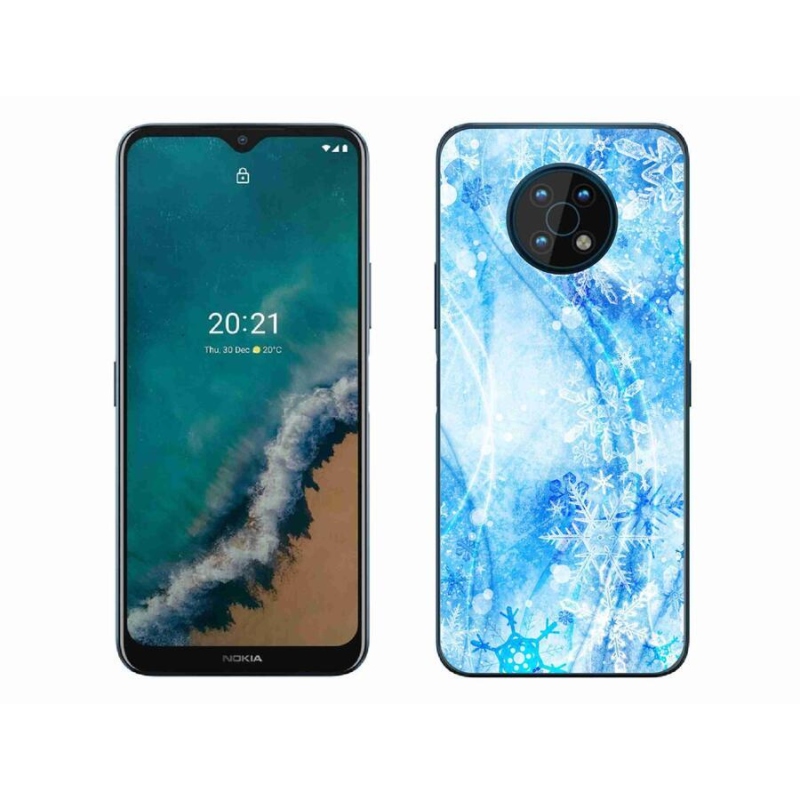 Zselés borítás mmCase a Nokia G50 készülékhez - hópelyhek