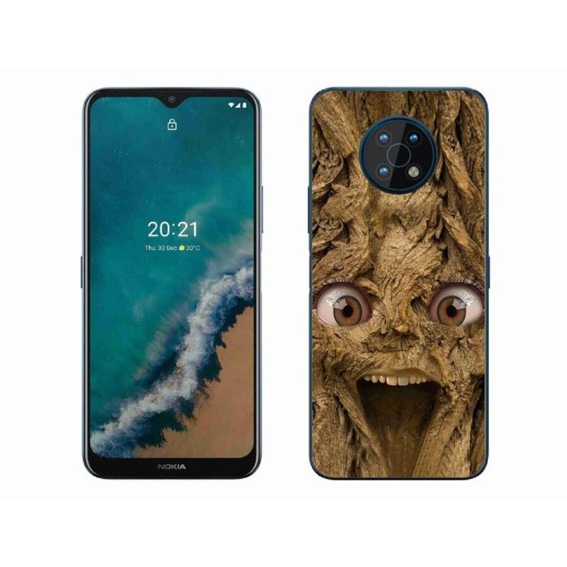 Zselés borító mmCase a Nokia G50 készülékhez - boldog fa szemekkel