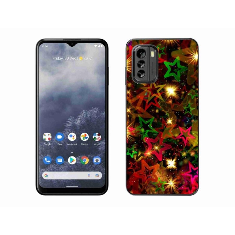 Zselés borítás mmCase a Nokia G60 5G készülékhez - színes csillagok