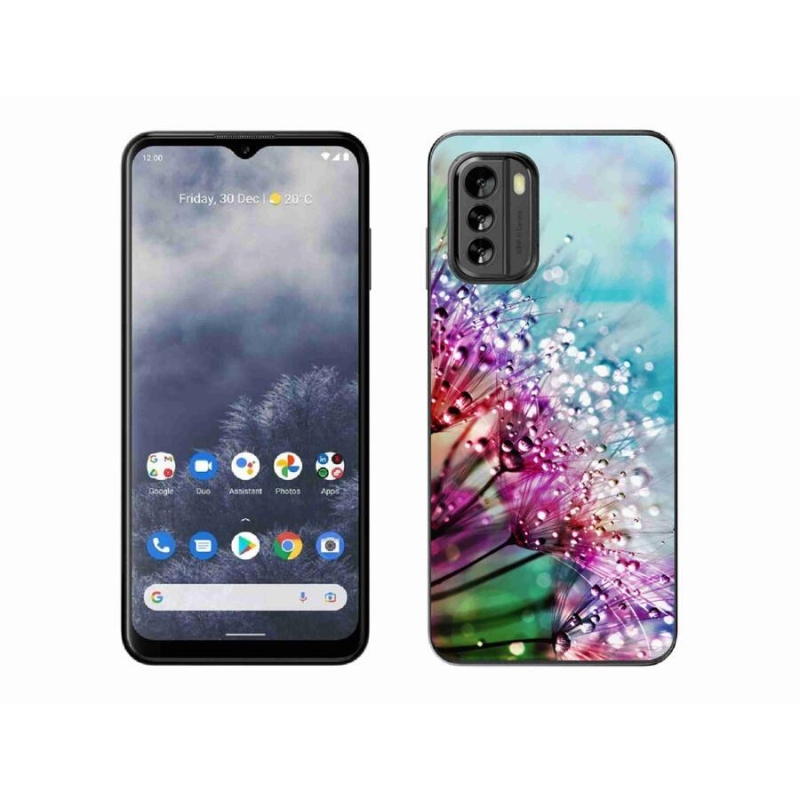 Zselés borító mmCase mobiltelefonhoz Nokia G60 5G - színes virágok