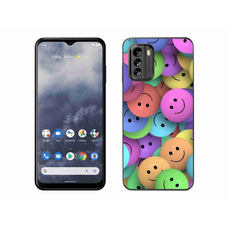 Zselés borítás mmCase a Nokia G60 5G készülékhez - színes smiley-k