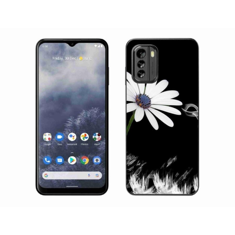 Zselés borítás mmCase a Nokia G60 5G készülékhez - fehér virág