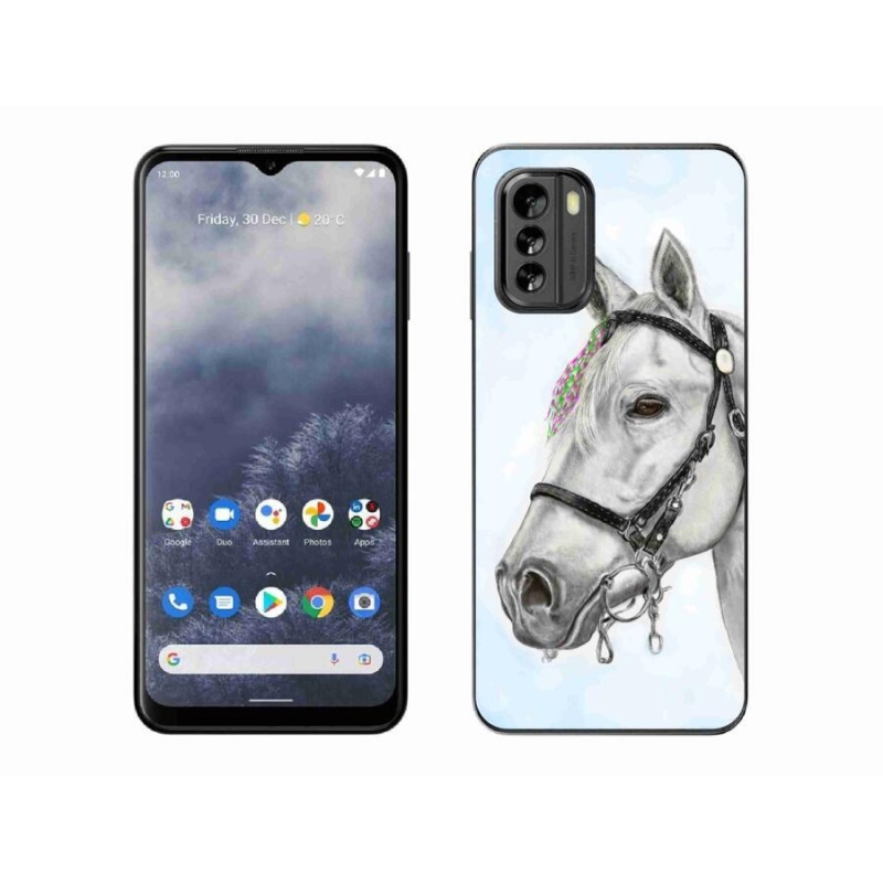 Zselés borítás mmCase a Nokia G60 5G készülékhez - fehér ló 1