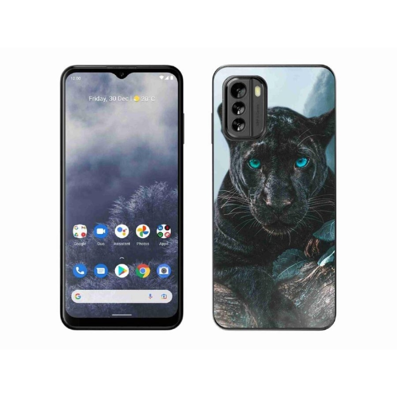 Zselés borítás mmCase a Nokia G60 5G készülékhez - fekete párduc