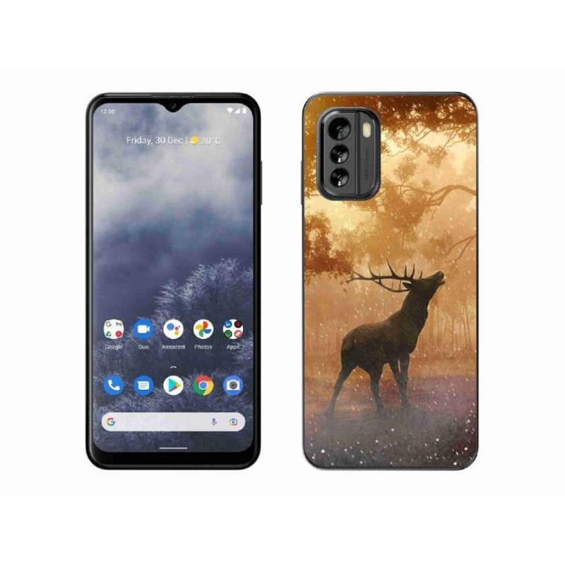 Zselés borítás mmCase a Nokia G60 5G készülékhez - szarvasok a vadászaton