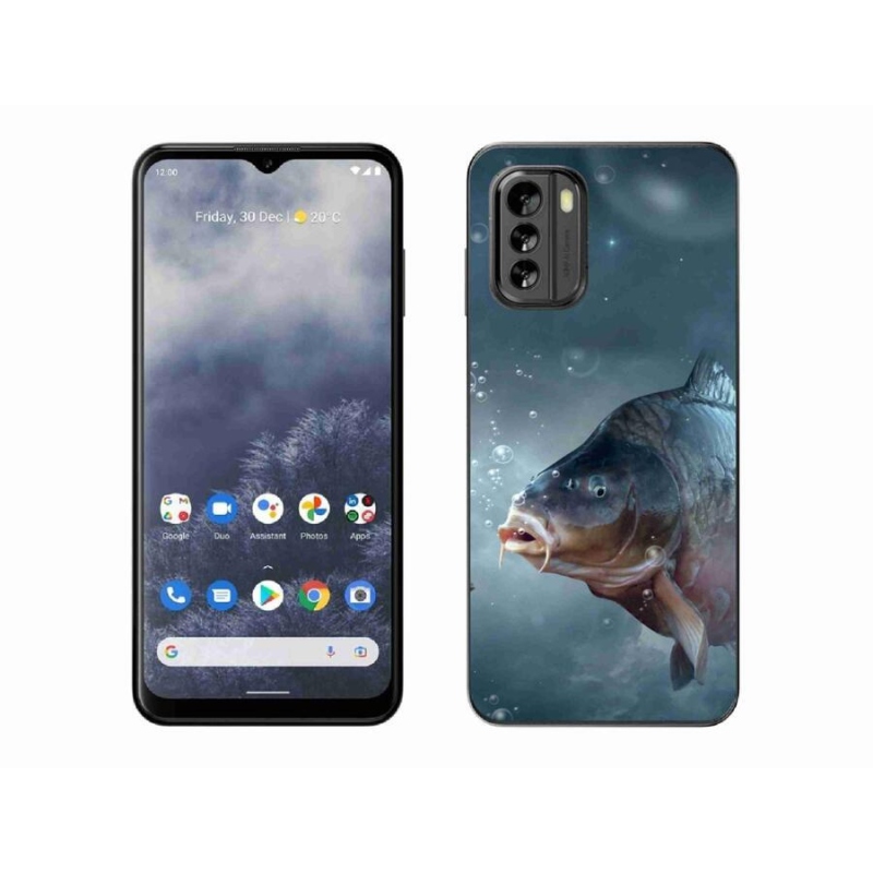 Zselés borítás mmCase a Nokia G60 5G készülékhez - ponty és buborékok