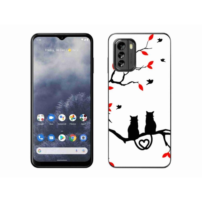 Zselés borítás mmCase a Nokia G60 5G készülékhez - macska szeretet