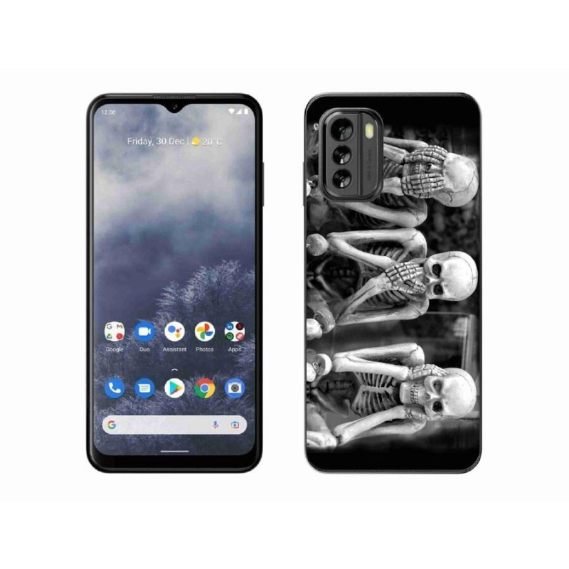 Zselés borítás mmCase a Nokia G60 5G készülékhez - csontvázak