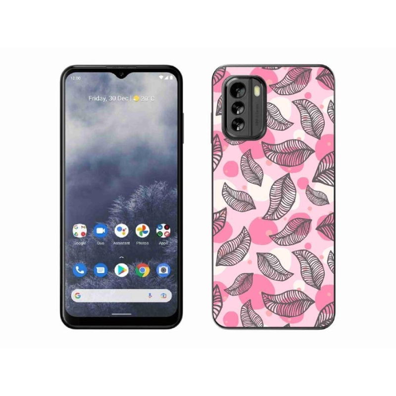Zselés borítás mmCase a Nokia G60 5G készülékhez - rajzfilmes hulló levelek