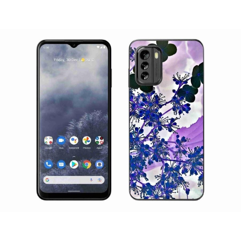 Zselés borító mmCase mobiltelefonhoz Nokia G60 5G - hortenzia virág