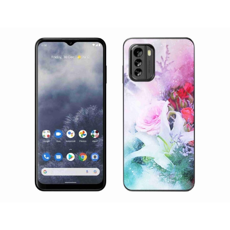 Zselés borítás mmCase a Nokia G60 5G készülékhez - virágok 4