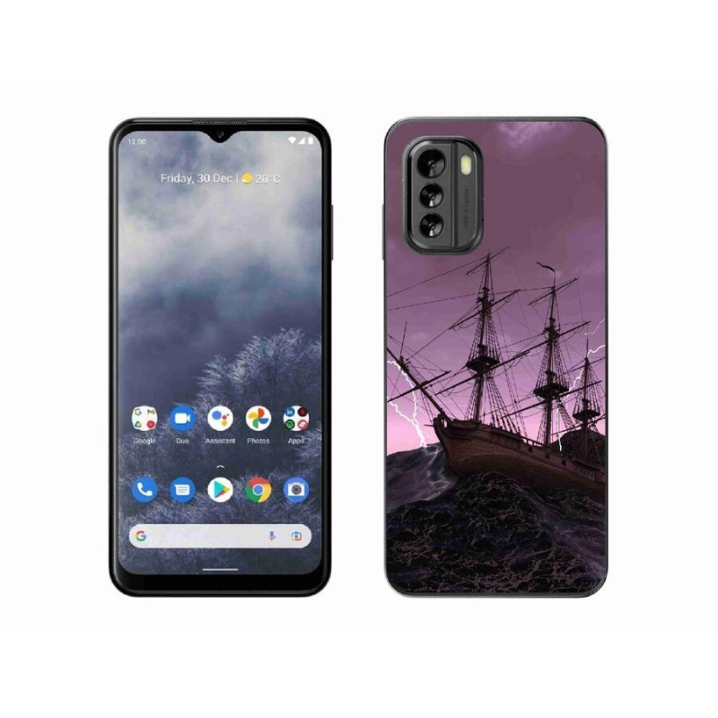 Zselés borítás mmCase a Nokia G60 5G készülékhez - hajó a viharban