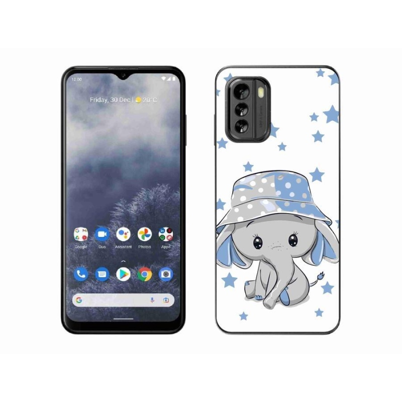 Zselés borítás mmCase a Nokia G60 5G készülékhez - kék elefánt