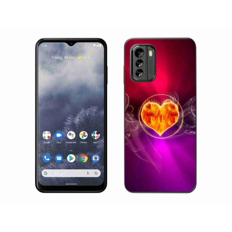 Zselés borítás mmCase a Nokia G60 5G készülékhez - tüzes szív