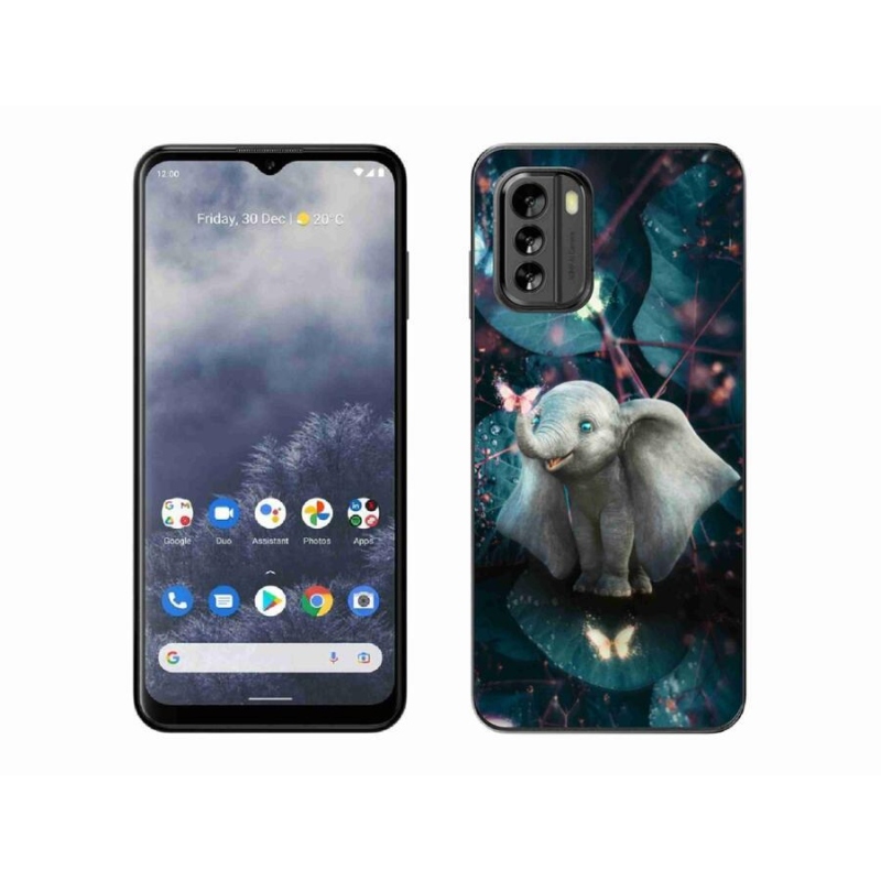 Zselés borítás mmCase a Nokia G60 5G készülékhez - aranyos elefánt