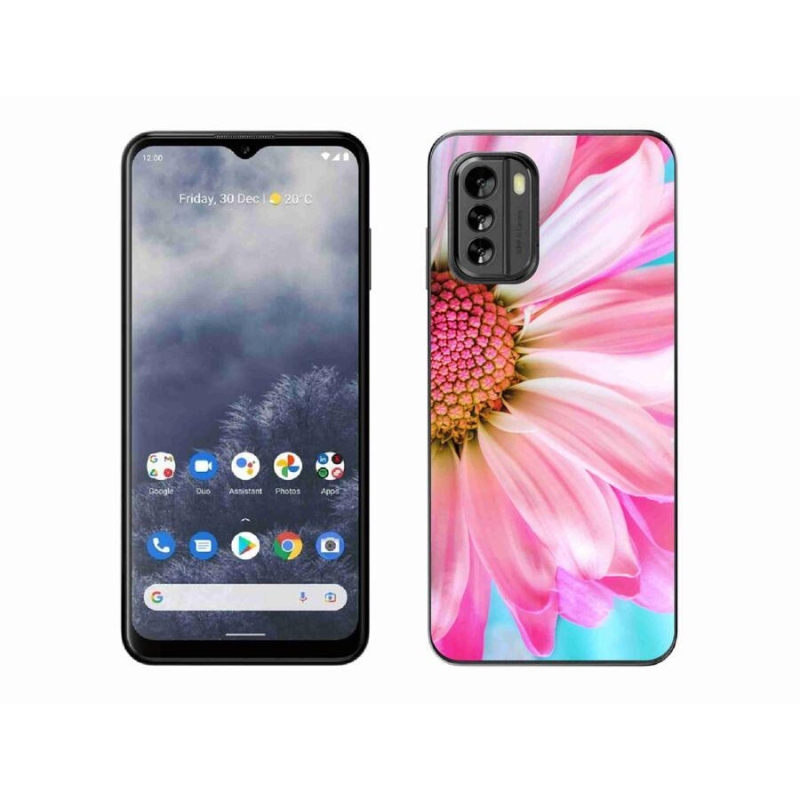 Zselés borítás mmCase a Nokia G60 5G készülékhez - rózsaszín virág